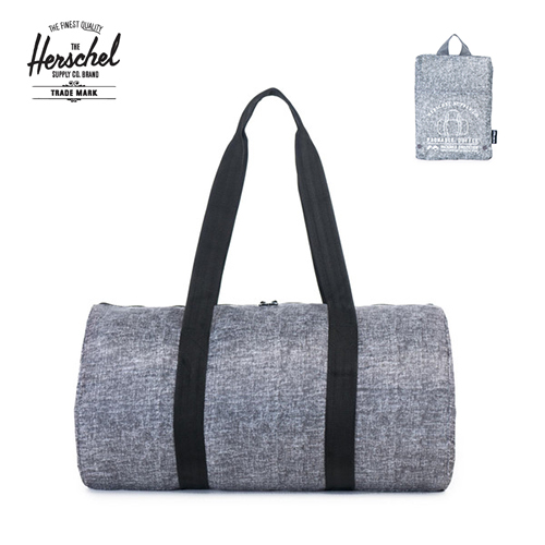 [HERSCHEL]PACKABLE DUFFLE RAVEN CROSSHATCH