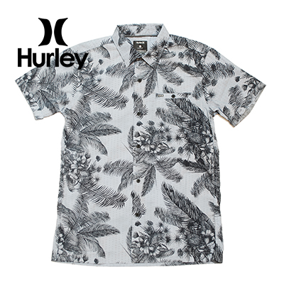 [HURLEY] LONG WAVES 45B (헐리 롱 웨이브 하와이 패턴 셔츠 연한블루)