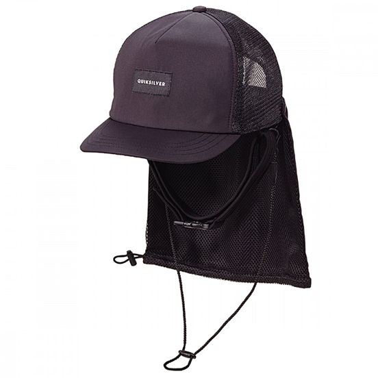 [QUIKSILVER] AMPHIBIAN UV MESH CAP BLK(퀵실버 앰피비안 유브이 메쉬 서프캡 블랙)