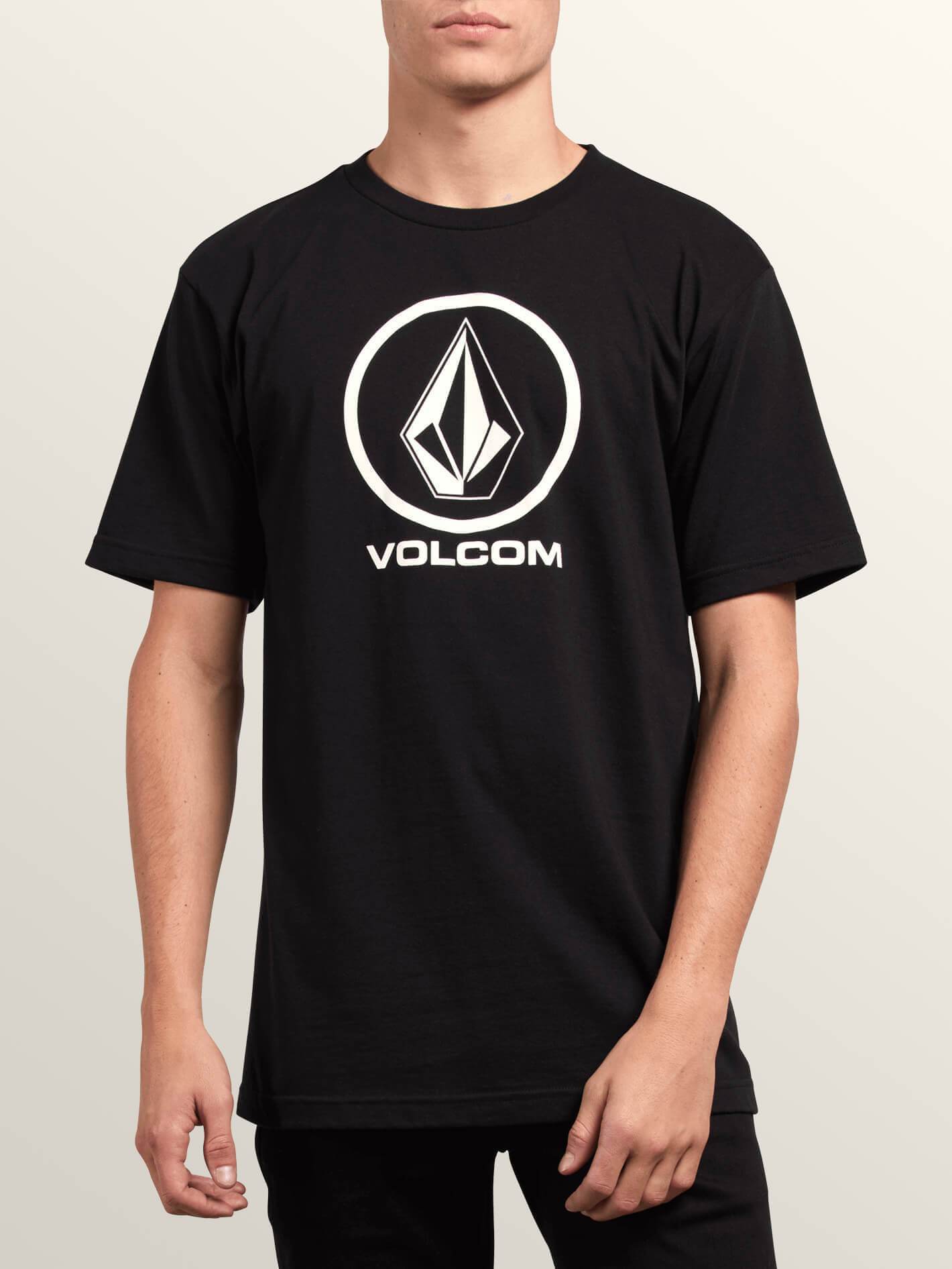 [VOLCOM] 볼컴 반팔티셔츠 CRISP STONE SHORT SLEEVE TEE (black)