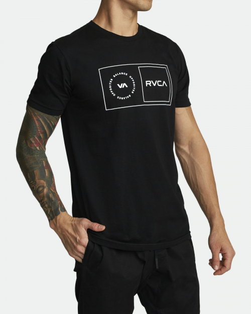 [RVCA] SPORT BALANCE BOX SS BLK 스포츠 밸런스 박스 티셔츠 블랙