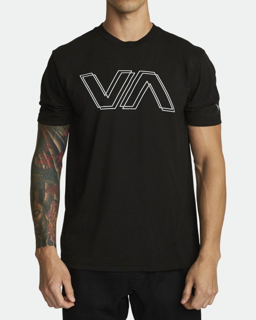 [RVCA] VA OFFSET SS BLK 루카 브이에이 오프셋 티셔츠 블랙