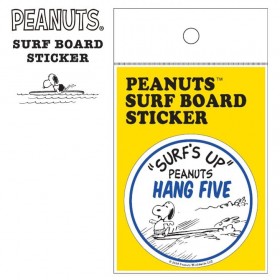 서핑 스티커 SNOOPY SURFBOARD STICKER 스누피 스티커 - HANG FIVE