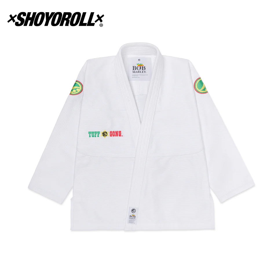 [SHOYOROLL] BOB MARLEY KIMONO V1쇼요롤 x 밥말리 컬래버 주짓수 도복 WHT