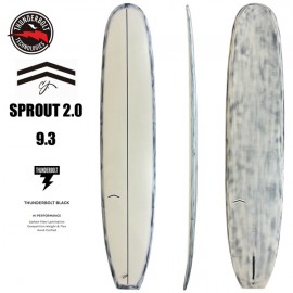 서핑롱보드 [CJ NELSON] 9.3 SPROUT 2.0 WHT / BRUSHED CARBON 씨제이 넬슨 THUNDERBOLT (3월말 입고 예정)