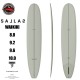 (예약) 서핑롱보드 [KAI SALLAS] WAIKIKI 카이살라스 싱글핀 와이키키 VOLAN THUNDERBOLT