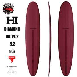 (예약) 서핑보드 롱보드 [HARLEY INGLEBY] DIAMOND DRIVE 2 할리 잉글비 MAROON THUNDERBOLT