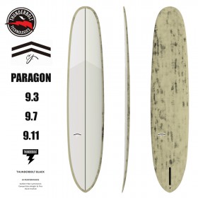 (예약) 서핑보드 롱보드 [CJ NELSON] PARAGON WHITE BRUSHED CARBON 씨제이 넬슨 THUNDERBOLT