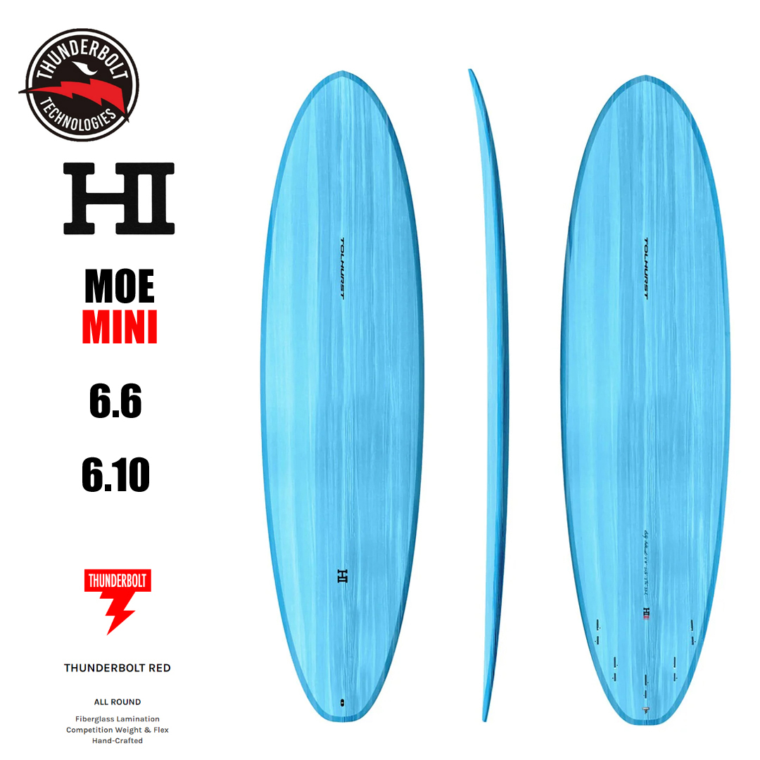 (예약) 서핑숏보드 [HARLEY INGLEBY] MOE MINI 할리 잉글비 LIGHT BLUE THUNDERBOLT