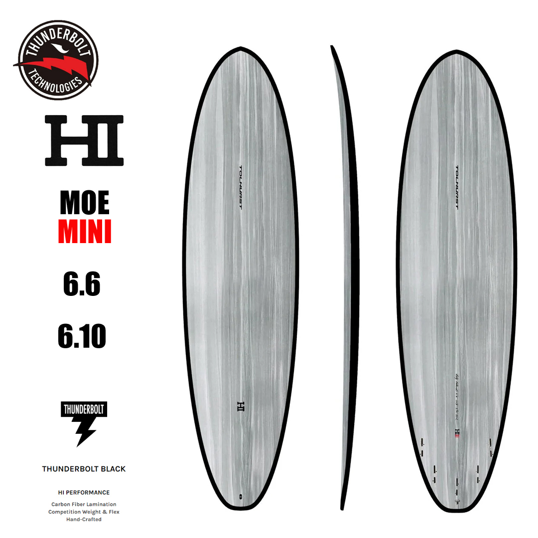 (예약)  서핑숏보드 [HARLEY INGLEBY] MOE MINI 할리 잉글비 GREY CARBON THUNDERBOLT