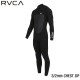 서핑슈트 [RVCA] 3/2MM BALANCE CHEST ZIP FULLSUIT 루카 밸런스 3/2미리 체스트집 웻슛