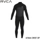 서핑슈트 [RVCA] 4/3MM BALANCE CHEST ZIP FULLSUIT 루카 밸런스 4/3미리 체스트집 웻슛