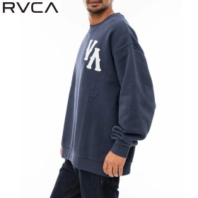 루카오버핏크루넥 [RVCA] VA PATCH CREW MLB 루카 풀오버 크루넥