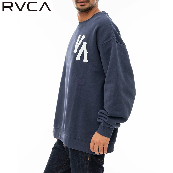 루카오버핏크루넥 [RVCA] VA PATCH CREW MLB 루카 풀오버 크루넥