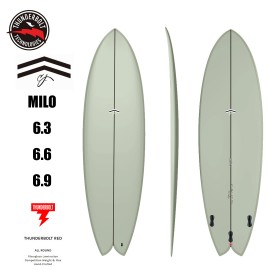 (프리오더)서핑숏보드 [CJ NELSON] MILO VOLAN 씨제이넬슨 피쉬보드 THUNDERBOLT