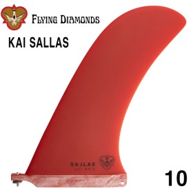 서핑롱보드핀 카이살라스 10 [FLYING DIAMONDS] KAI SALLAS CAT WALK PIVOT RED